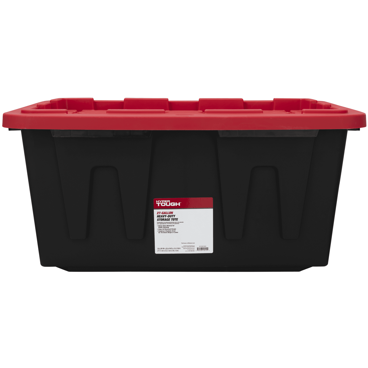 Hyper Tough Large Storage Bin, 27 Gallon Plastic
