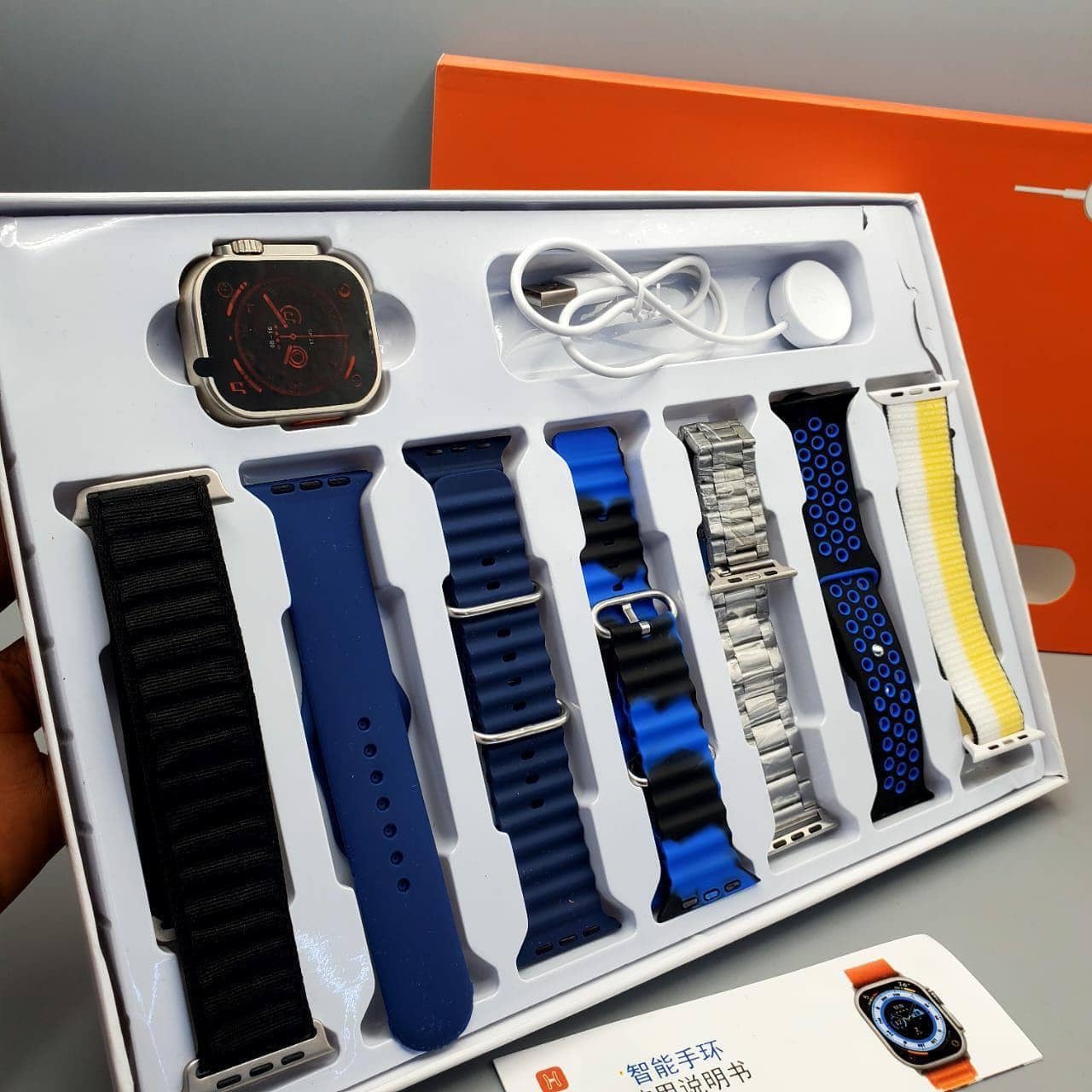 D9 Ultra Smart Watch Series 9 - 2.09 7 in 1
