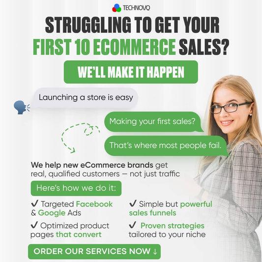 Get Your First 10 eCommerce Sales
