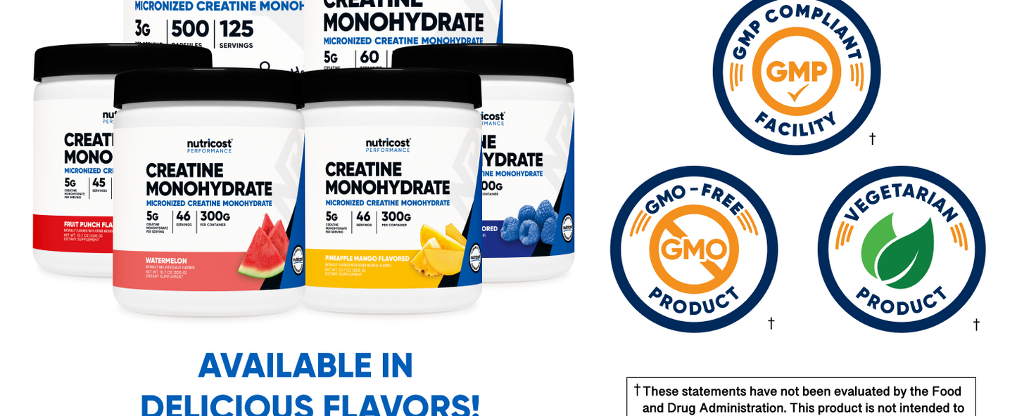 Nutricost Creatine Monohydrate Micronized Powder