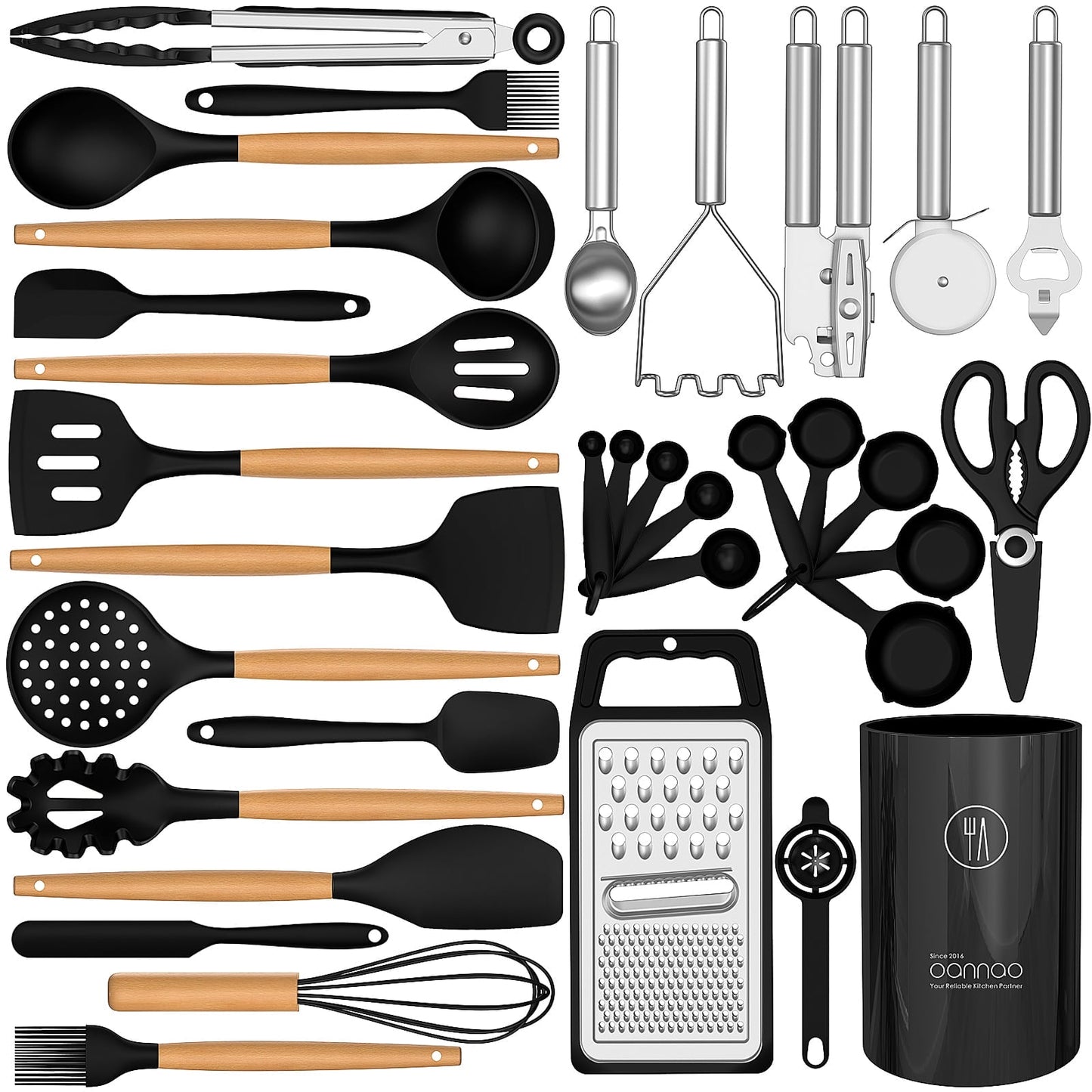 35 Silicone Cooking Utensils Set