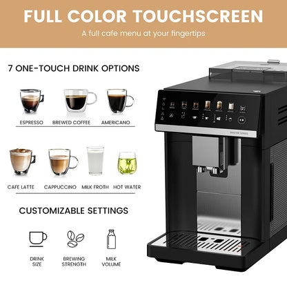 Super automatic coffee machine