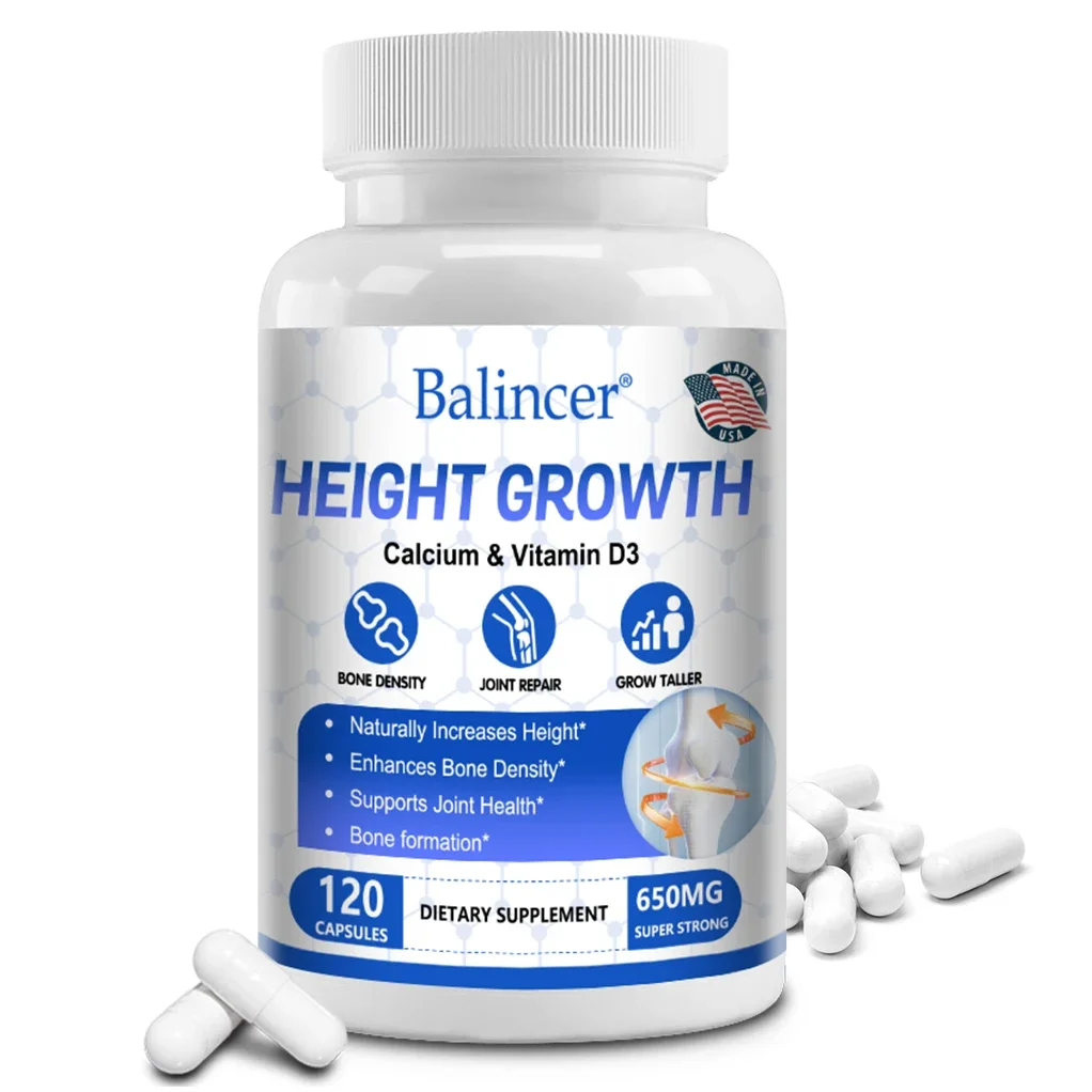 4-in-1 Calcium Supplement with Vitamin D3 & K2 for Bone