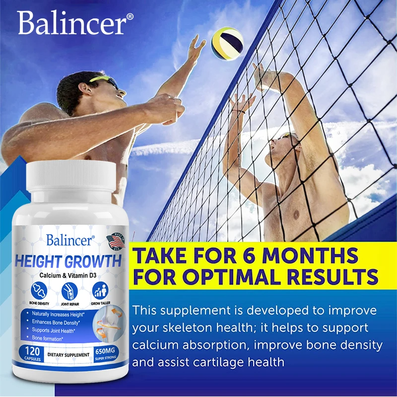 4-in-1 Calcium Supplement with Vitamin D3 & K2 for Bone