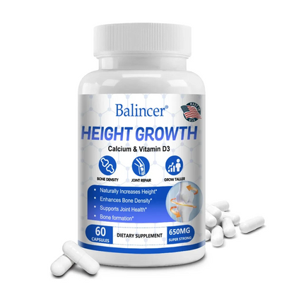 4-in-1 Calcium Supplement with Vitamin D3 & K2 for Bone