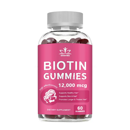 4-in-1 Collagen + Biotin Gummies for Women & Men