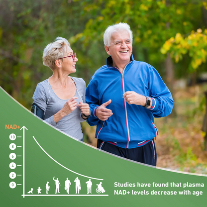 4-in-1 NAD+ Booster Supplement with Nicotinamide Riboside,