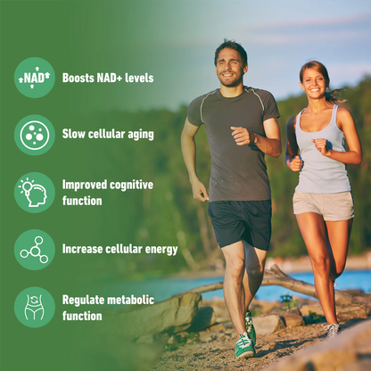 4-in-1 NAD+ Booster Supplement with Nicotinamide Riboside,