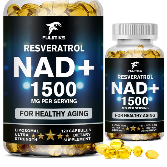 4-in-1 NAD+ & Resveratrol Supplement – Cellular Energy, Focus
