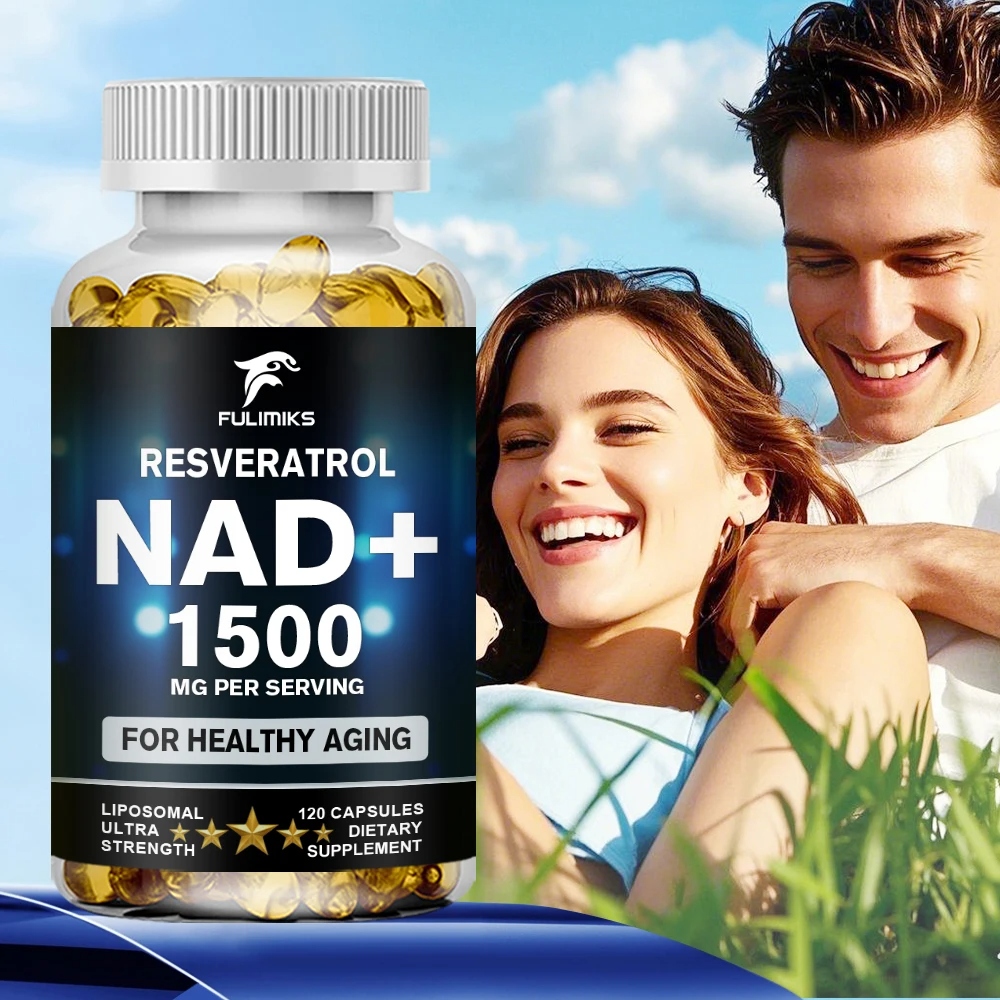 4-in-1 NAD+ & Resveratrol Supplement – Cellular Energy, Focus