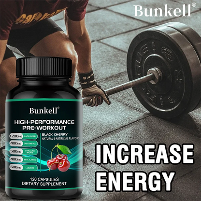 4-in-1 Pre-Workout Supplement – Creatine HCl,