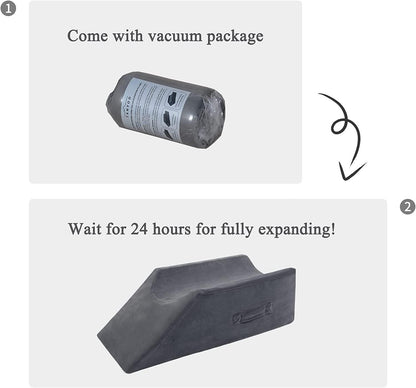 Velvet Leg Pillow - Dark Grey