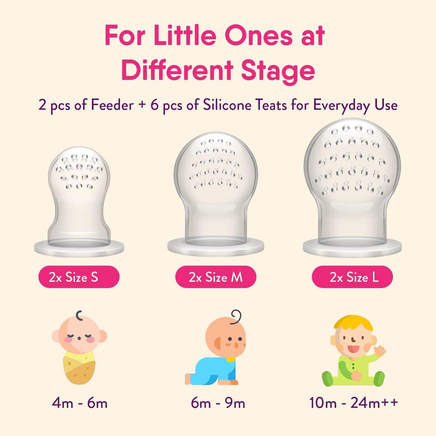 Baby Food Feeder - 2 Pack
