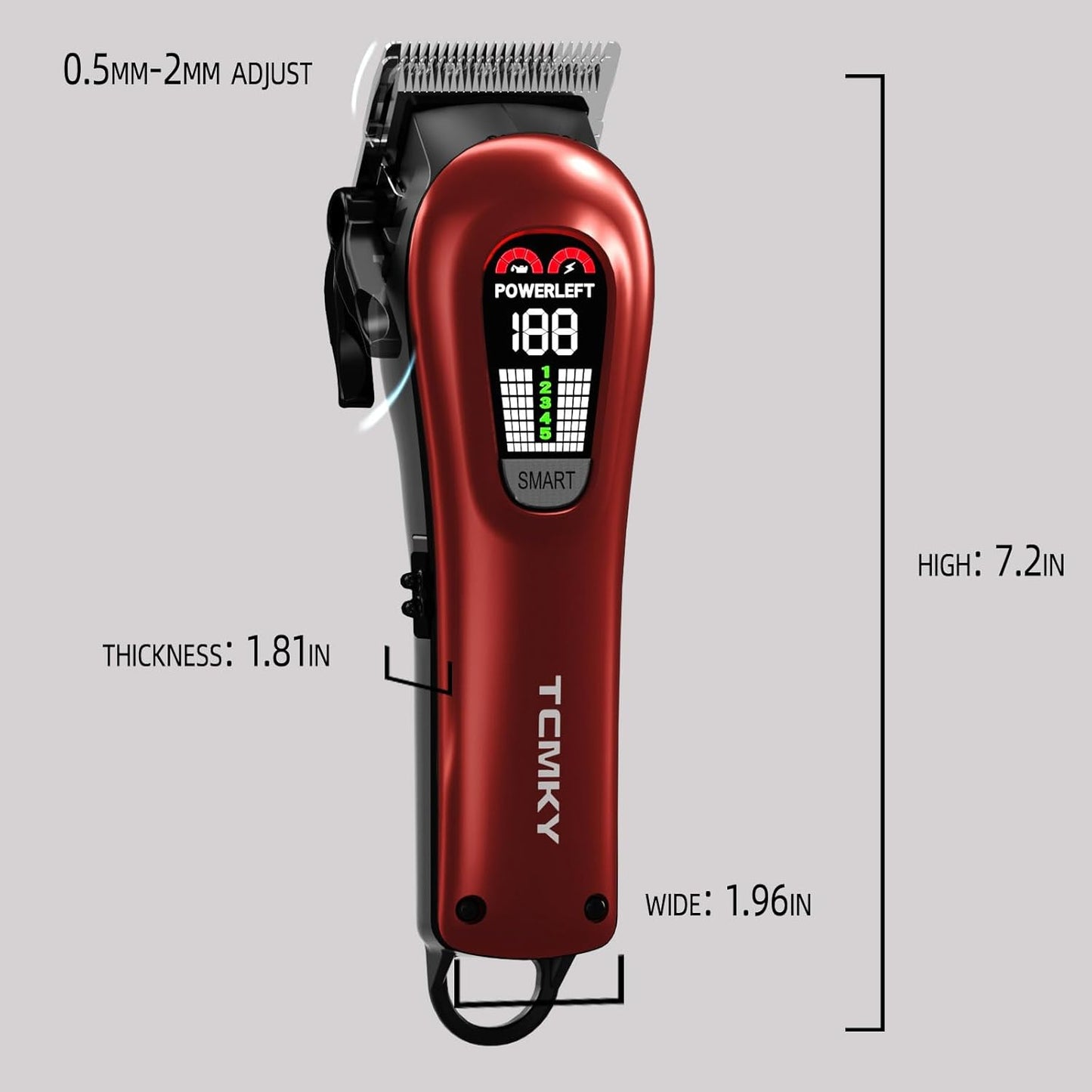 TCMKY Professional Hair Clippers for Men