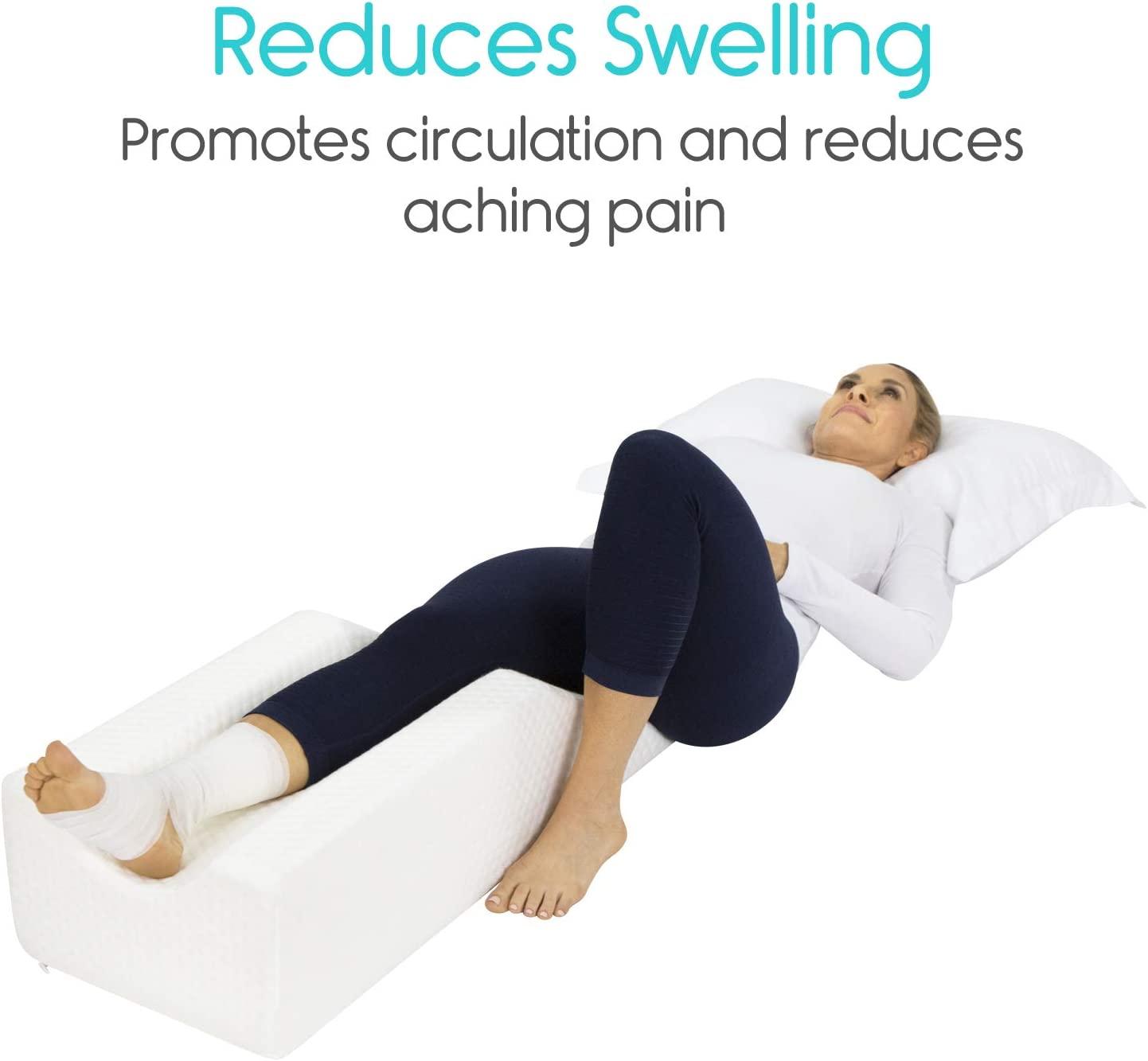 Xtra-Comfort Leg Elevation Pillow - White