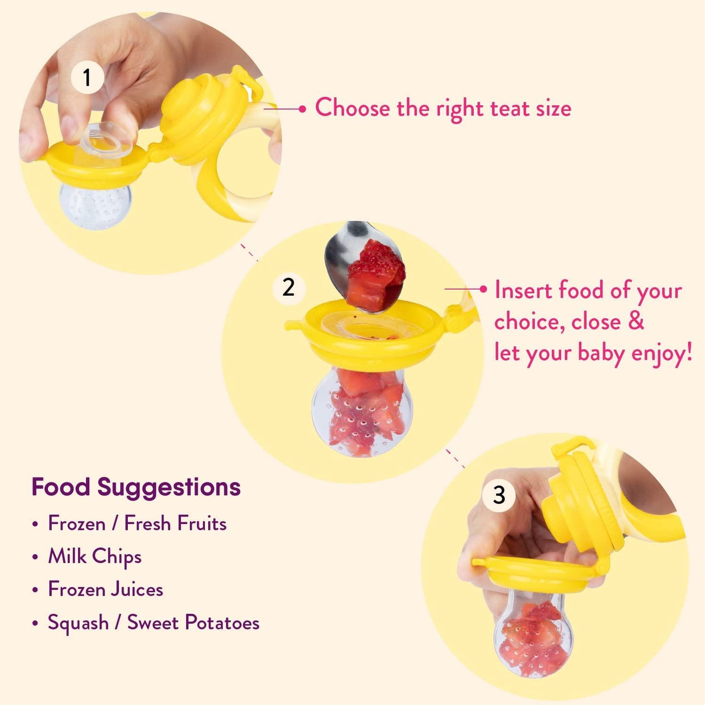 Baby Food Feeder - 2 Pack