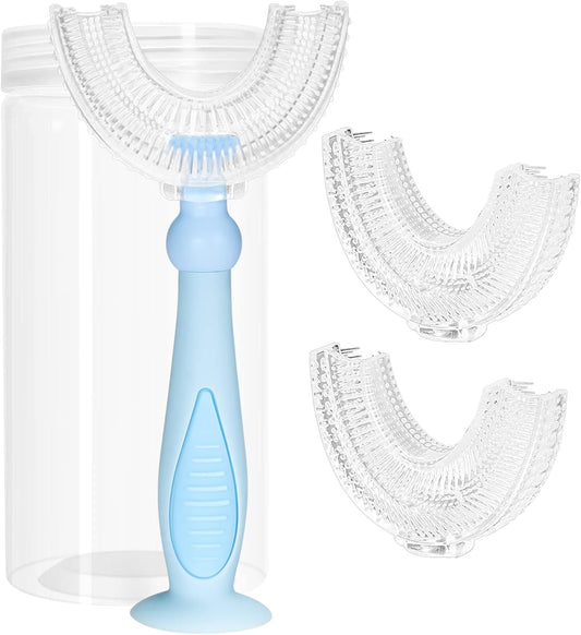 U-Shaped Kids Toothbrush – 3-Pack Soft Silicone