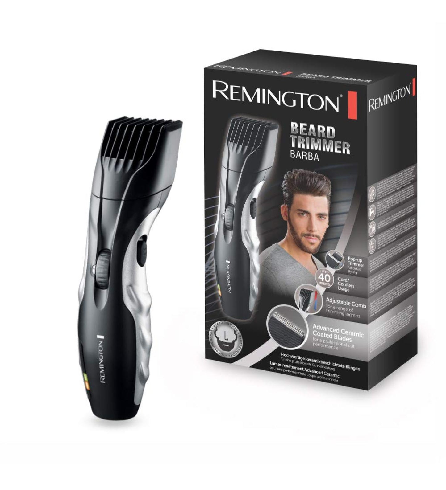 Beard Trimmer MB320C Black Barba Single