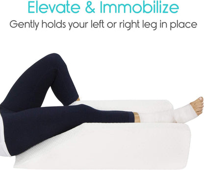 Xtra-Comfort Leg Elevation Pillow - White