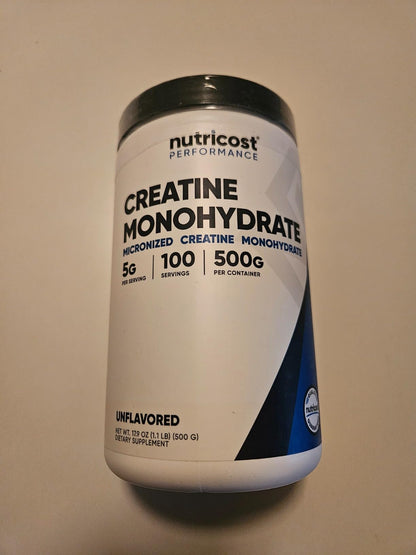 Nutricost Creatine Monohydrate Micronized Powder