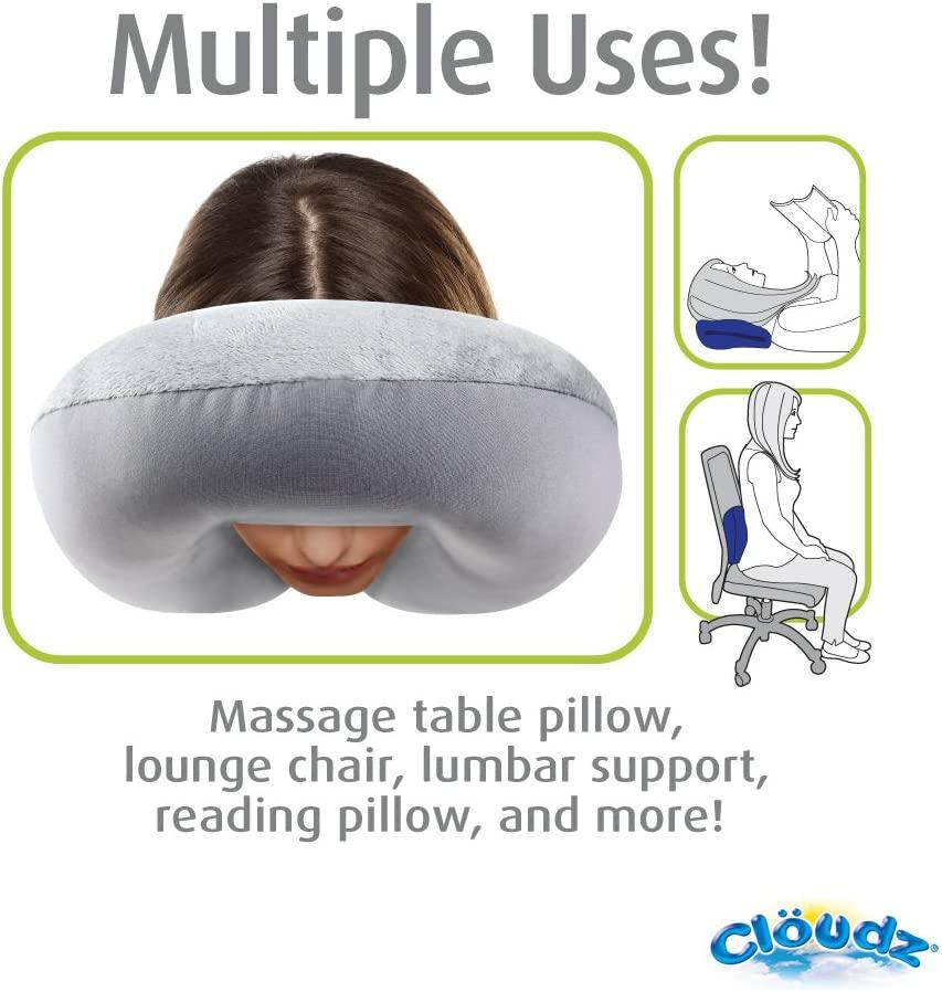 Microbead Travel Neck Pillow - Blue