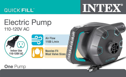 Quick-Fill Air Pump Series High-flow Wall Plug - 120v Ac