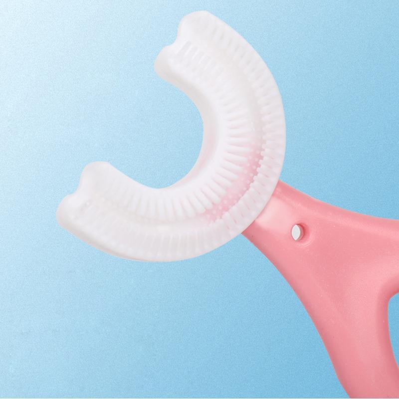 U-Shaped Kids Toothbrush – 3-Pack Soft Silicone