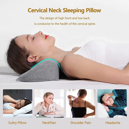 Cervical Memory Foam Neck Pillow – Pain Relief