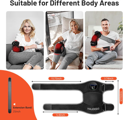 HALIDODO Red Light Therapy Knee Brace