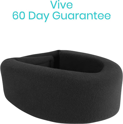 Neck Brace - Foam Cervical Collar, Black