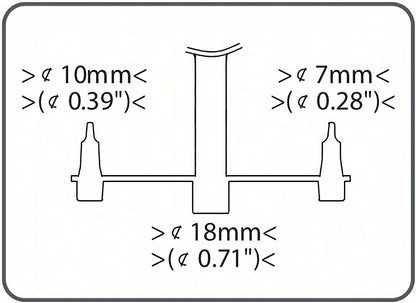 Bellows Foot Pump Series 11.5"