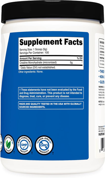 Nutricost Creatine Monohydrate Micronized Powder