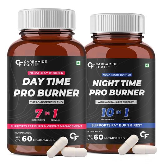 Carbamide Forte Day & Night Fat Burner for Weight Loss