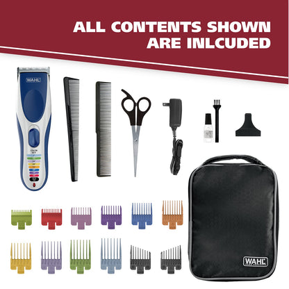 Wahl Color Pro Cordless Hair Clipper, Rechargeable, 9649P
