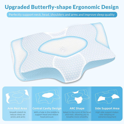 Memory Foam Pillow - Cervical & Neck Pain Relief