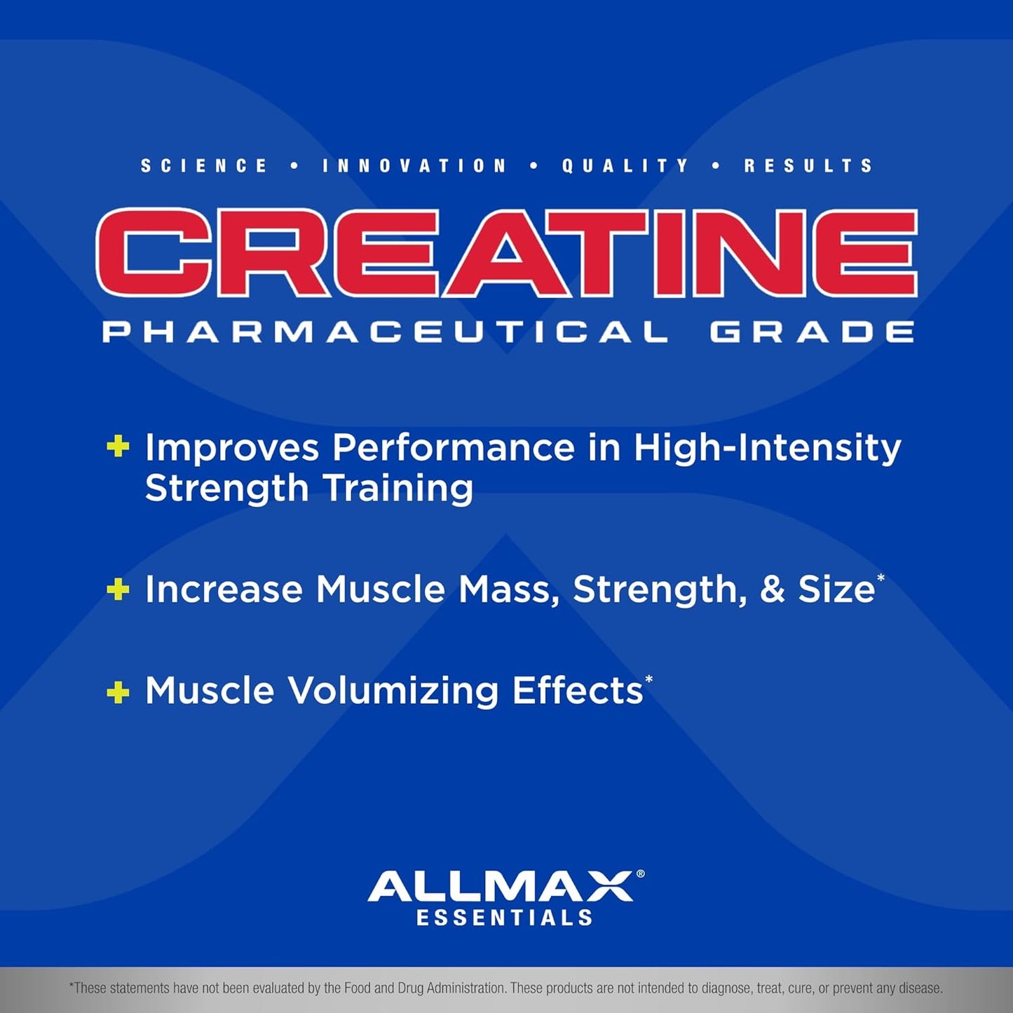 ALLMAX Creatine Monohydrate 400g, Micronized, Fast Absorbing