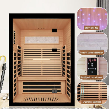 2 Person Infrared Sauna Room Far Infrared Saunas