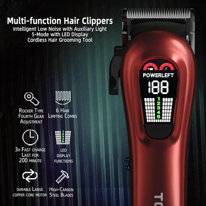 TCMKY Professional Hair Clippers for Men