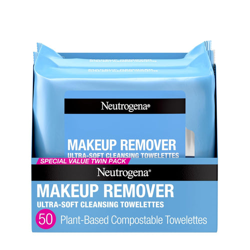 Neutrogena Makeup Remover Wipes, Daily Facial Cleanser