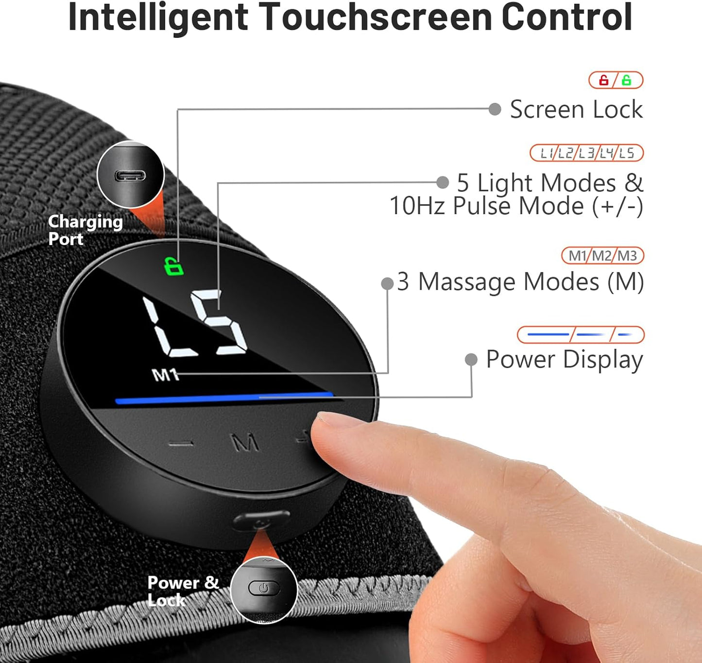 HALIDODO Red Light Therapy Knee Brace
