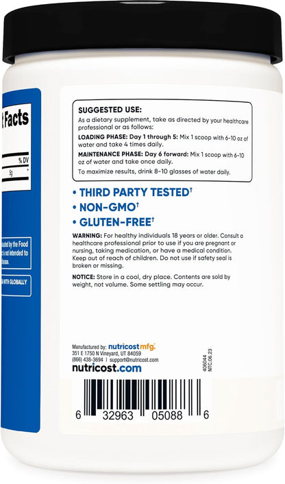 Nutricost Creatine Monohydrate Micronized Powder