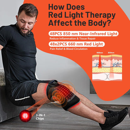 HALIDODO Red Light Therapy Knee Brace