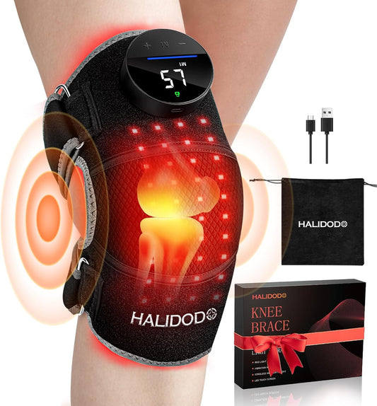 HALIDODO Red Light Therapy Knee Brace