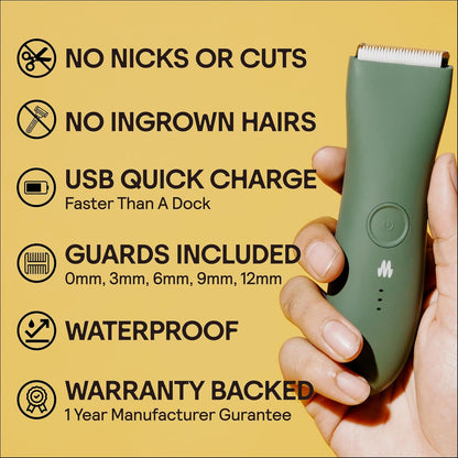Waterproof Groin & Body Trimmer