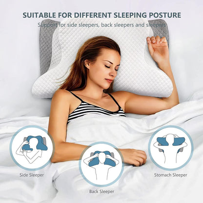Adjustable Cervical Memory Foam Pillow