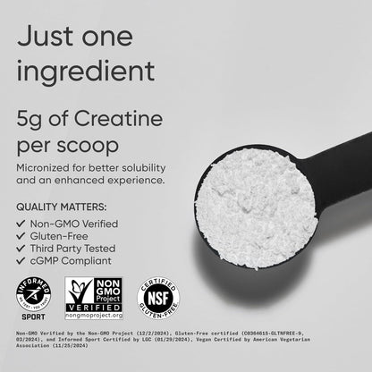Sports Research Creatine Monohydrate 35oz, 5g Micronized