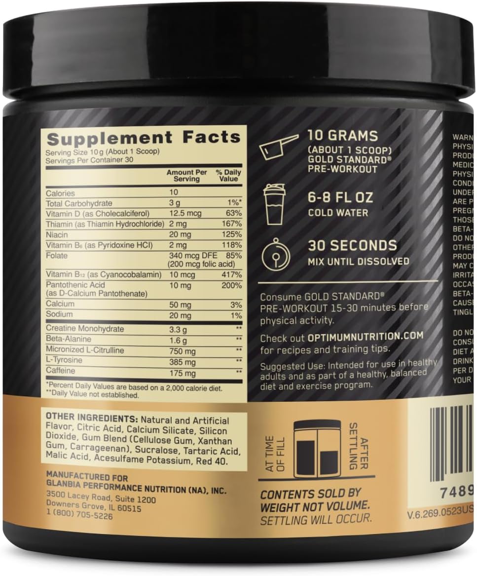 OPTIMUM NUTRITION Gold Standard Pre-Workout