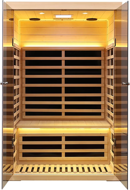 Hemlock 2 Person Low EMF Far Infrared Sauna
