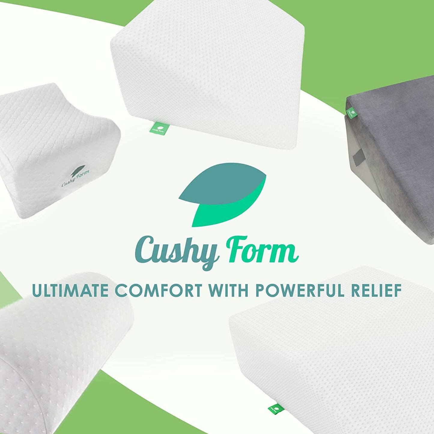 Knee Pillow for Side Sleepers - White