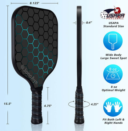 Pickleball-Paddles-Set of 4 or 2 Rackets by JoncAye